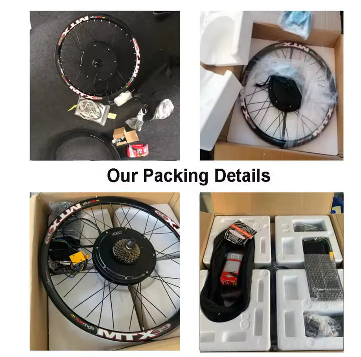 48V 1500W MTX39 REAL WHEEL EBIKE CONVERSION KIT BATTERY Ebike Empire