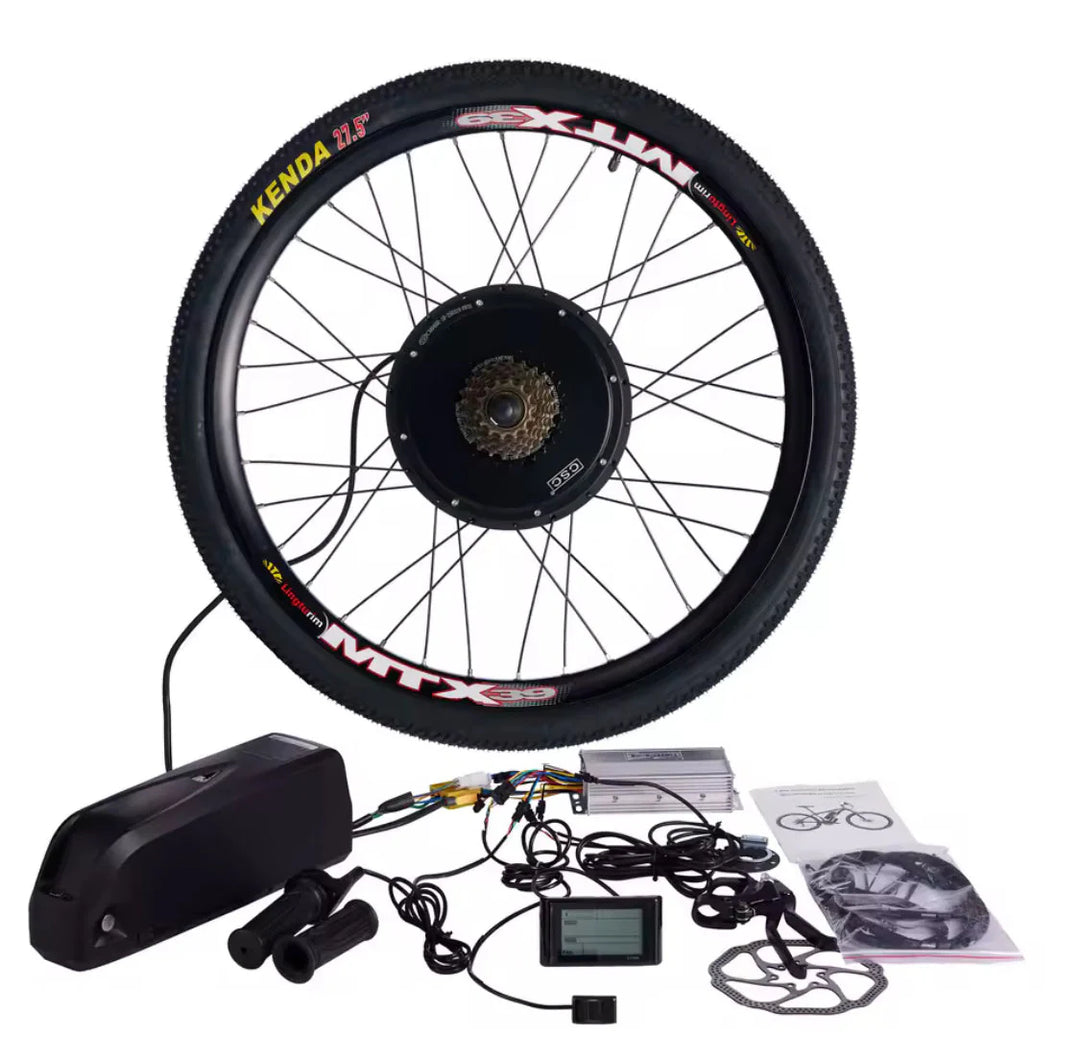 48V 1500W MTX39 REAL WHEEL EBIKE CONVERSION KIT BATTERY Ebike Empire